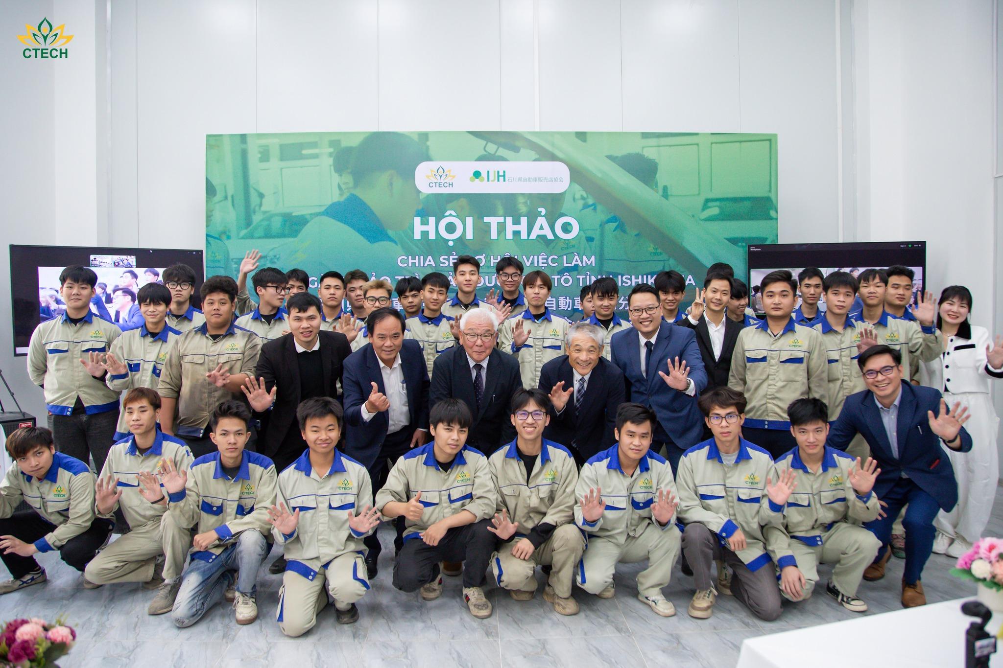 HỘI THẢO CHIA SẺ CƠ HỘI VIỆC LÀM NGÀNH BẢO TRÌ – BẢO DƯỠNG Ô TÔ TỈNH ISHIKAWA (NHẬT BẢN)