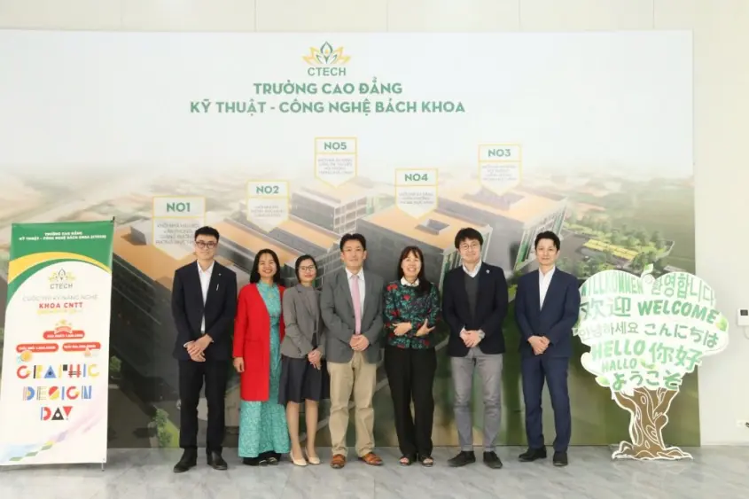 The Japanese Embassy in Vietnam and Meiko Network Vietnam Cooperate with CTECH: Enhancing Student Quality to Meet Japanese Standards, Expanding International Employment Opportunities