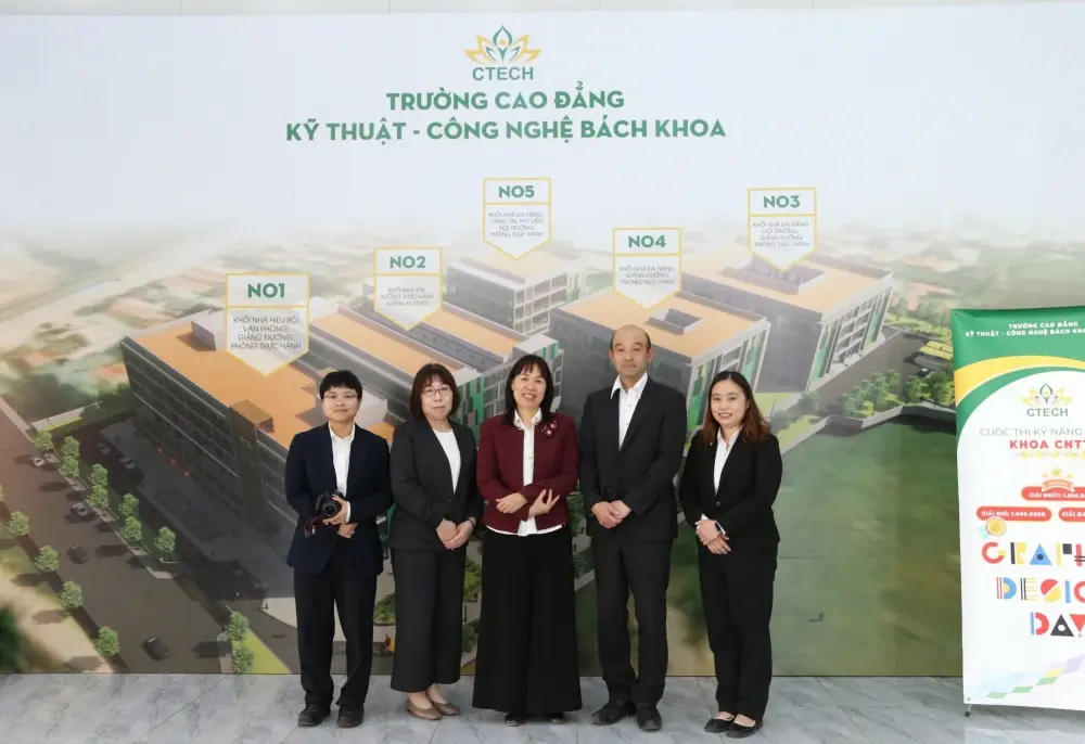 Đại diện Ủy ban thị trấn Nagasu, tỉnh Kumamoto (Nhật Bản) tham quan CTECH