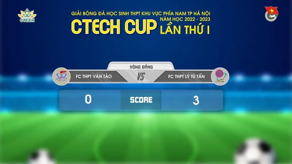 KHAI MẠC GIẢI BÓNG ĐÁ HỌC SINH THPT KHU VỰC PHÍA NAM TP HÀ NỘI (CTECH CUP LẦN THỨ I)