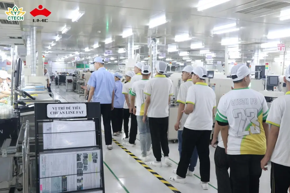 A Valuable Field Trip: CTECH Students Visit UMC Vietnam
