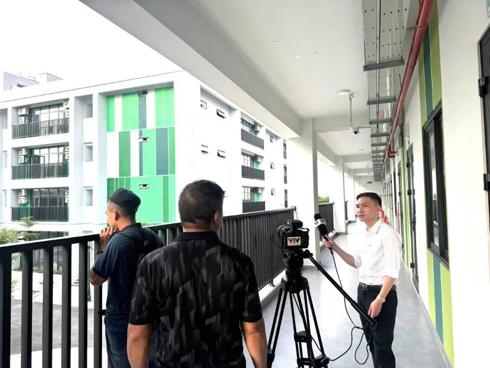 Đài truyền hình Quốc gia VTV về quay phóng sự tại CTECH