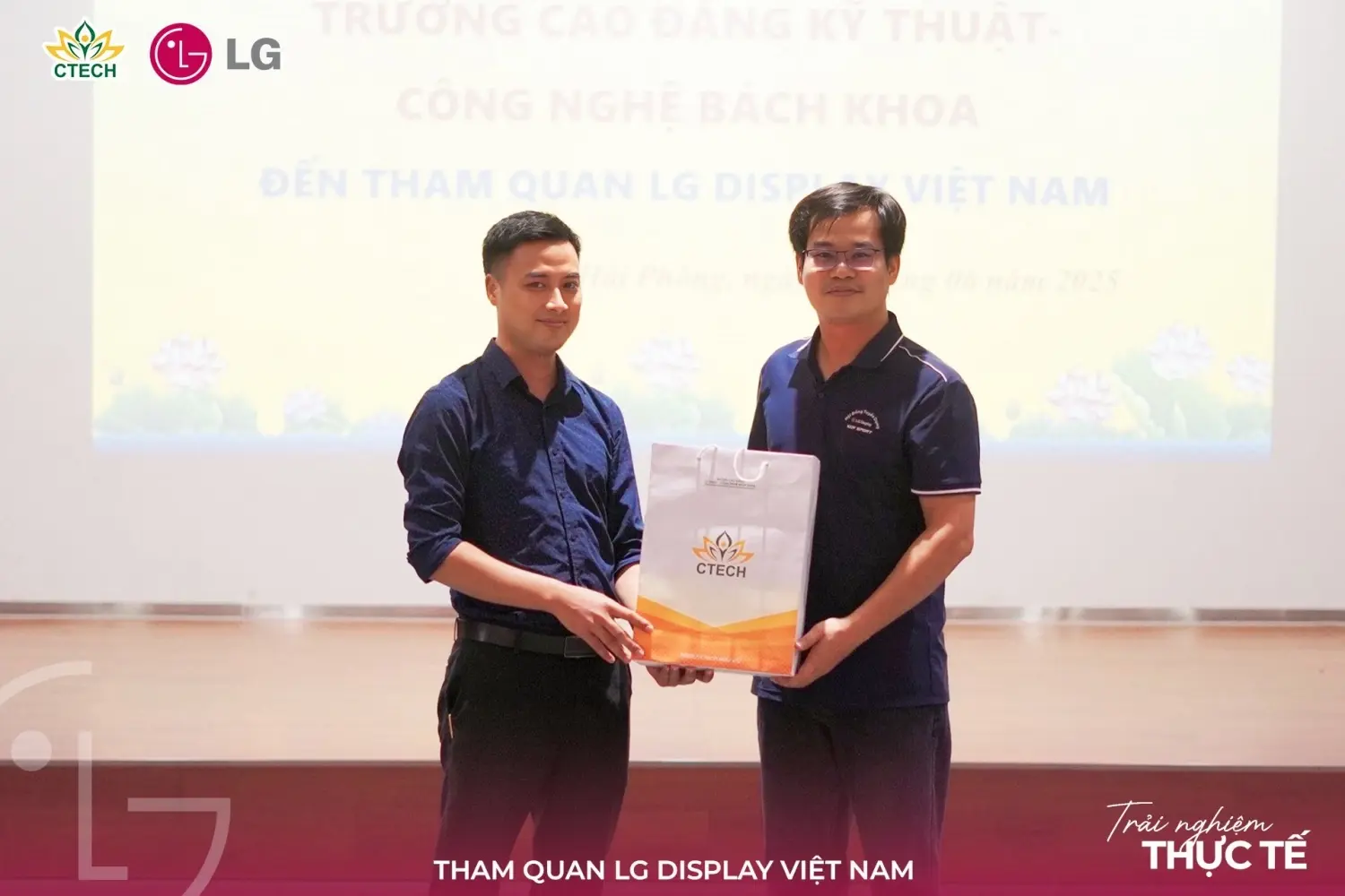 Sinh viên CTECH tham quan, kiến tập tại LG Display Việt Nam Hải Phòng