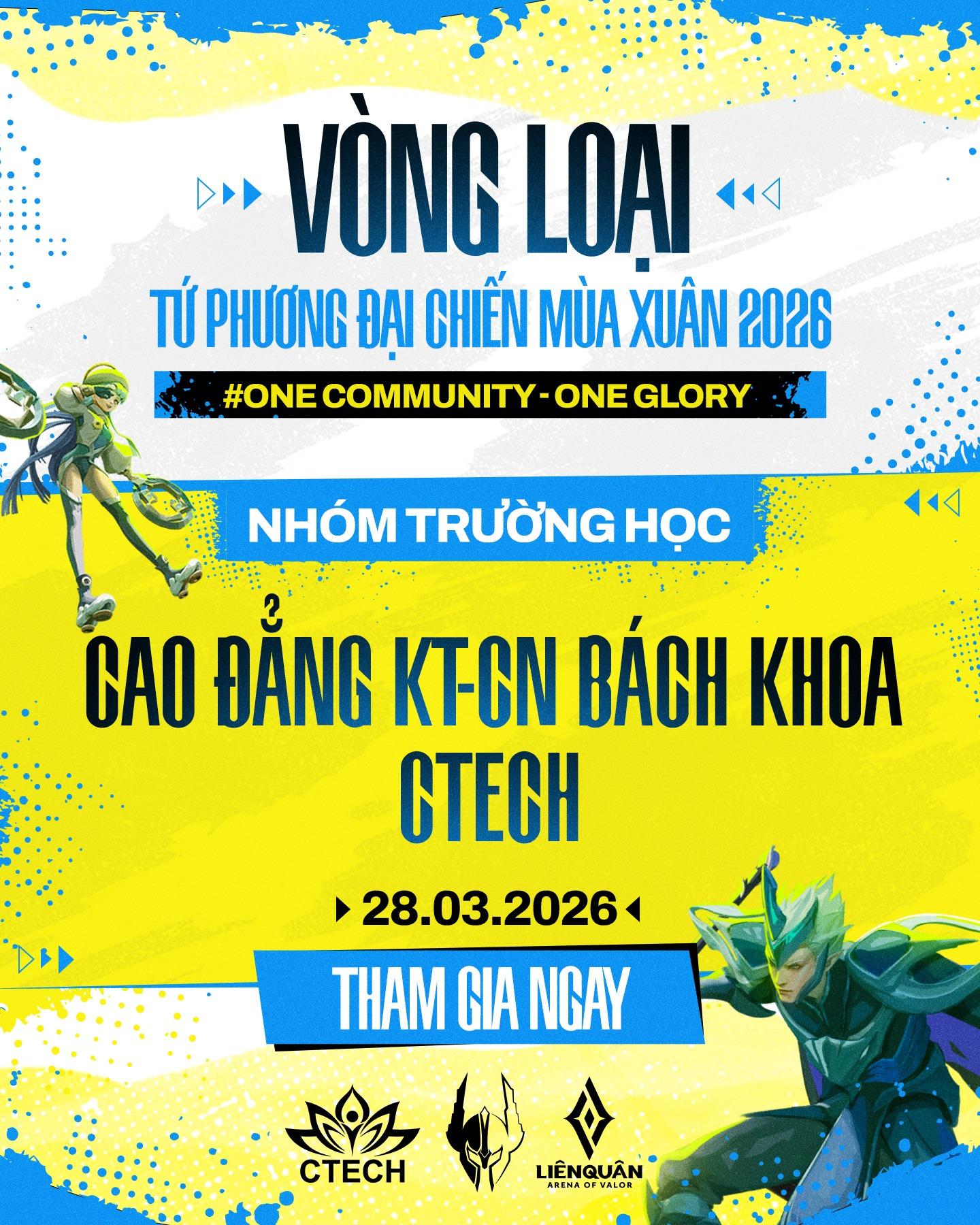 Vòng Loại Tứ Phương Đại Chiến CTECH 2026: Tìm Kiếm Ngôi Vương Liên Quân!
